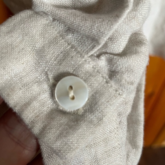 Buykud embroidered linen shirt - Picture 3 of 8